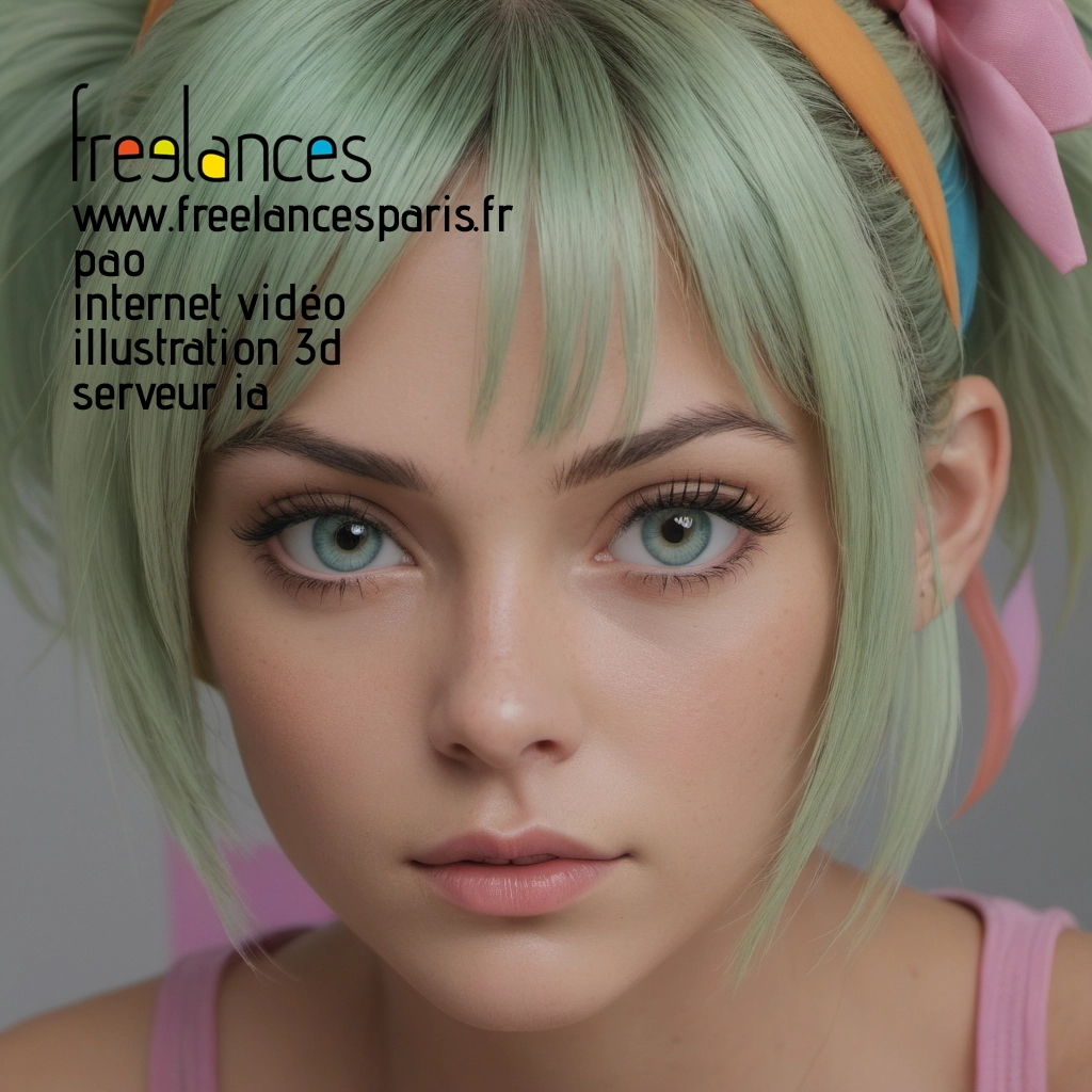 Pao mise en page internet vidéo illustration 3d serveur IA générative AI freelance paris studio de création magazines 8l95vpo0